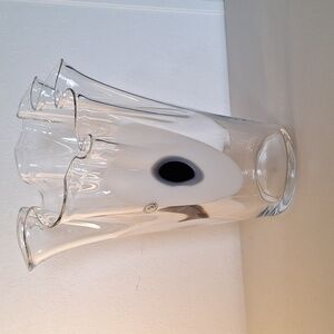 Zorza 12.5" handblown glass vase